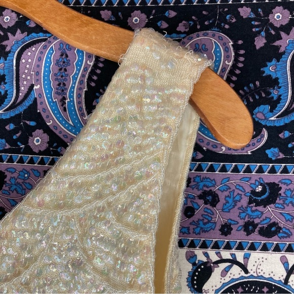 vintage wool sequin flapper tank - Picture 7 of 7